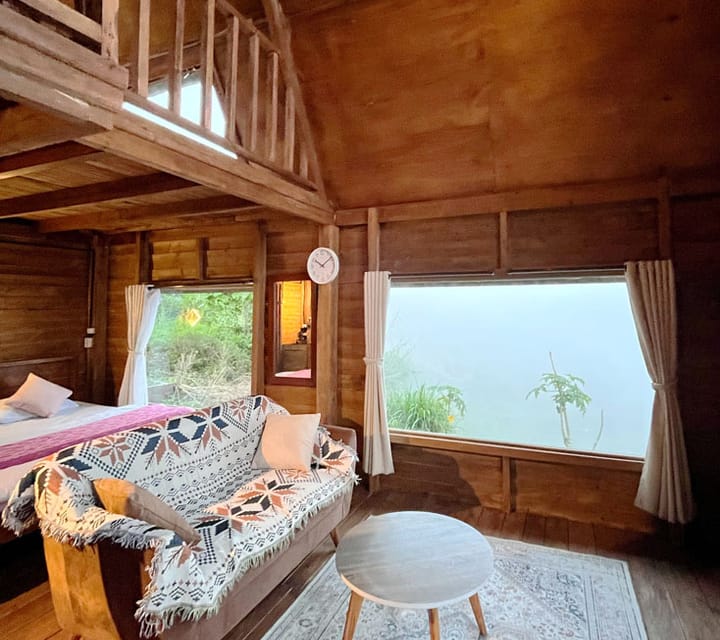 Kabin 3 Bed view bukit dan ladang ~  Dieng Sata 2 