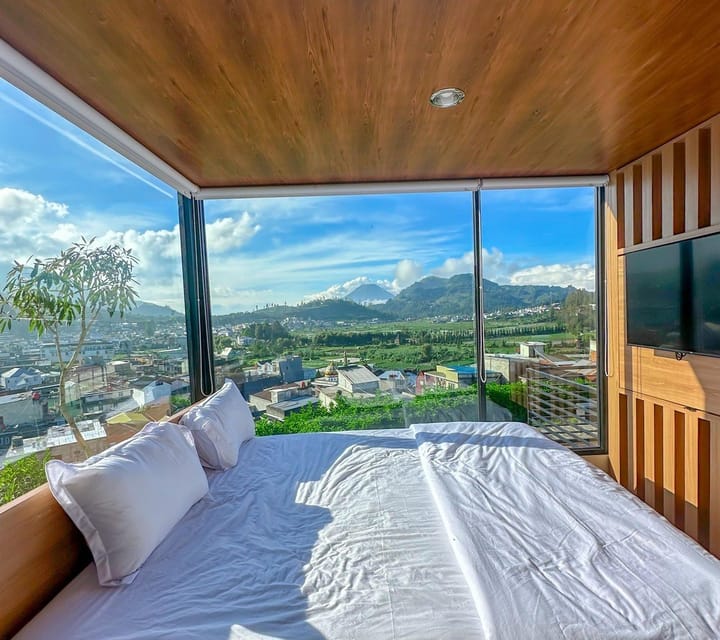 Villa Dieng view lanskap + gunung Sindoro  untuk 3-5 orang